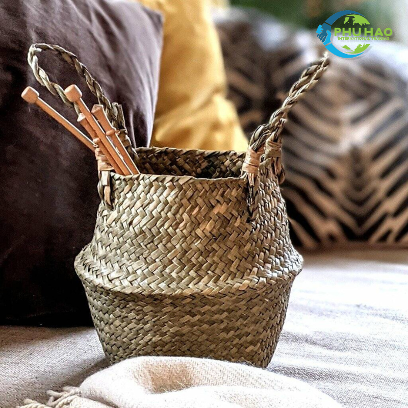 103001 Seagrass Belly Baskets – Vietnam Handicraft