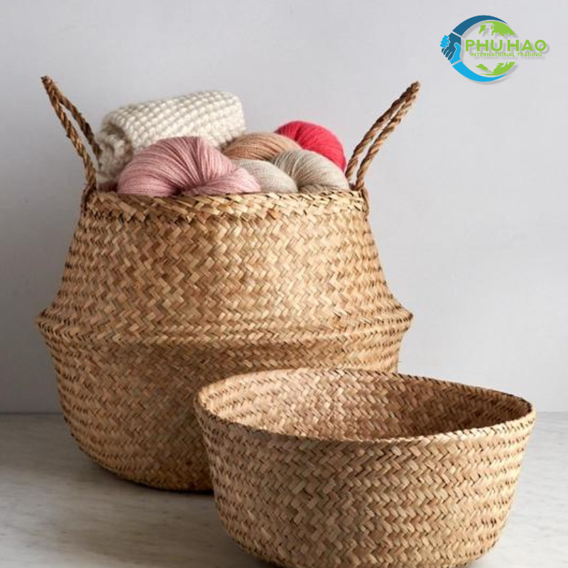 103001 Seagrass Belly Baskets – Vietnam Handicraft