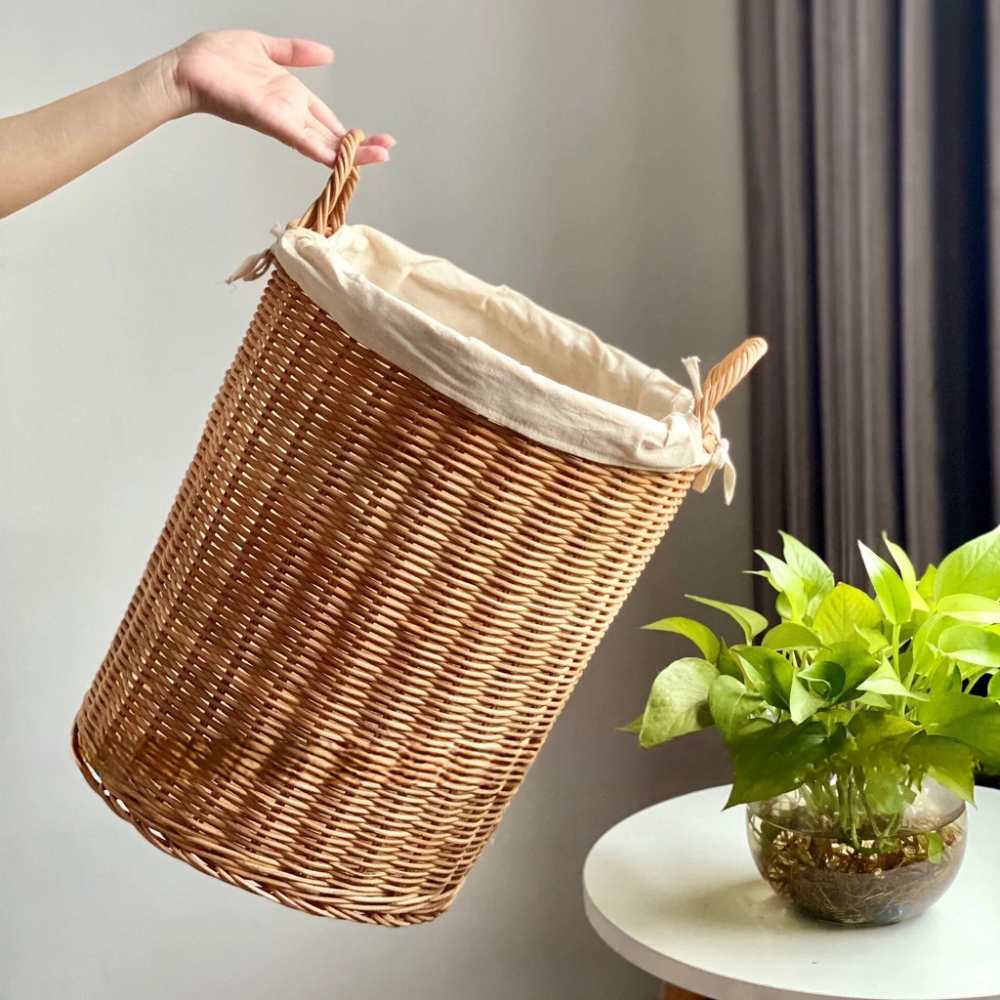 Handcrafted Rattan Laundry Basket – Vietnam Handicrafts