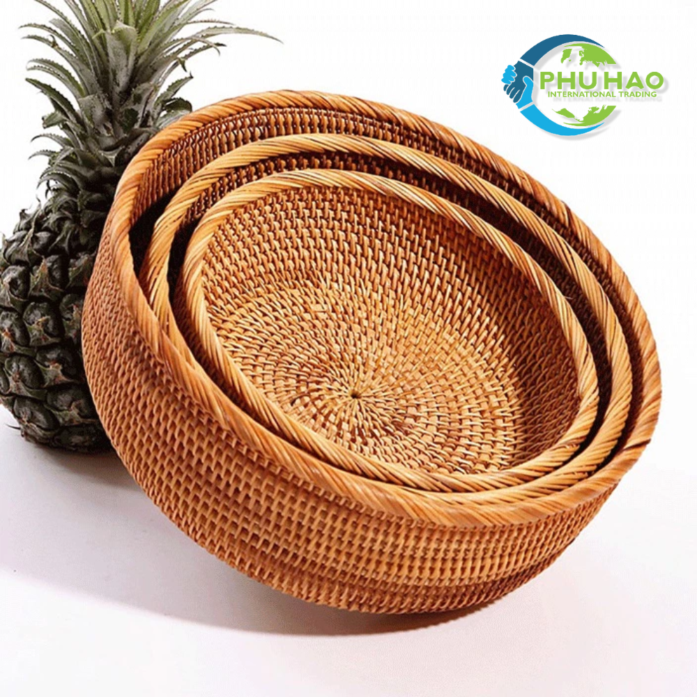 102009 Top Item Eco Friendly Rattan Baskets for Elegant Decor