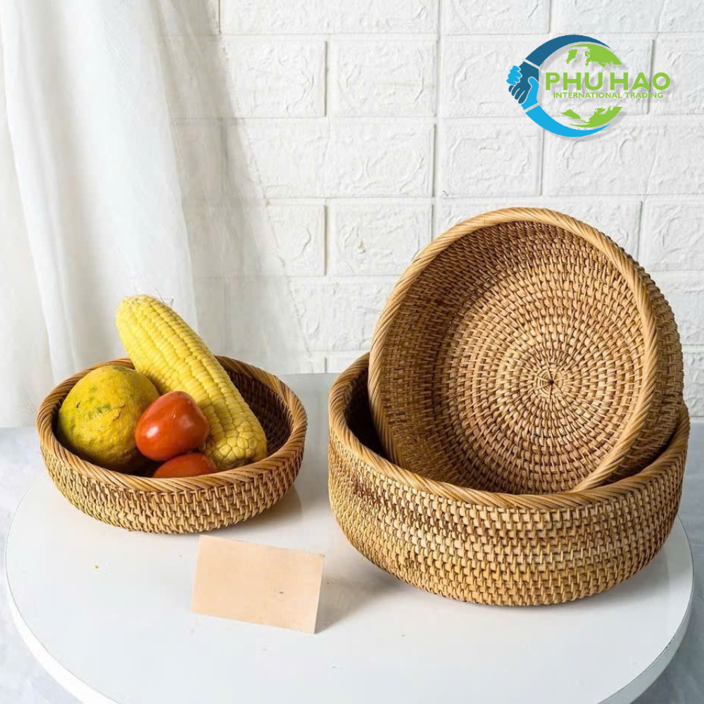 102009 Top Item Eco Friendly Rattan Baskets for Elegant Decor