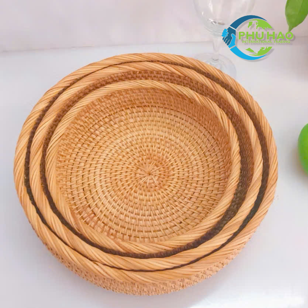 102009 Top Item Eco Friendly Rattan Baskets for Elegant Decor