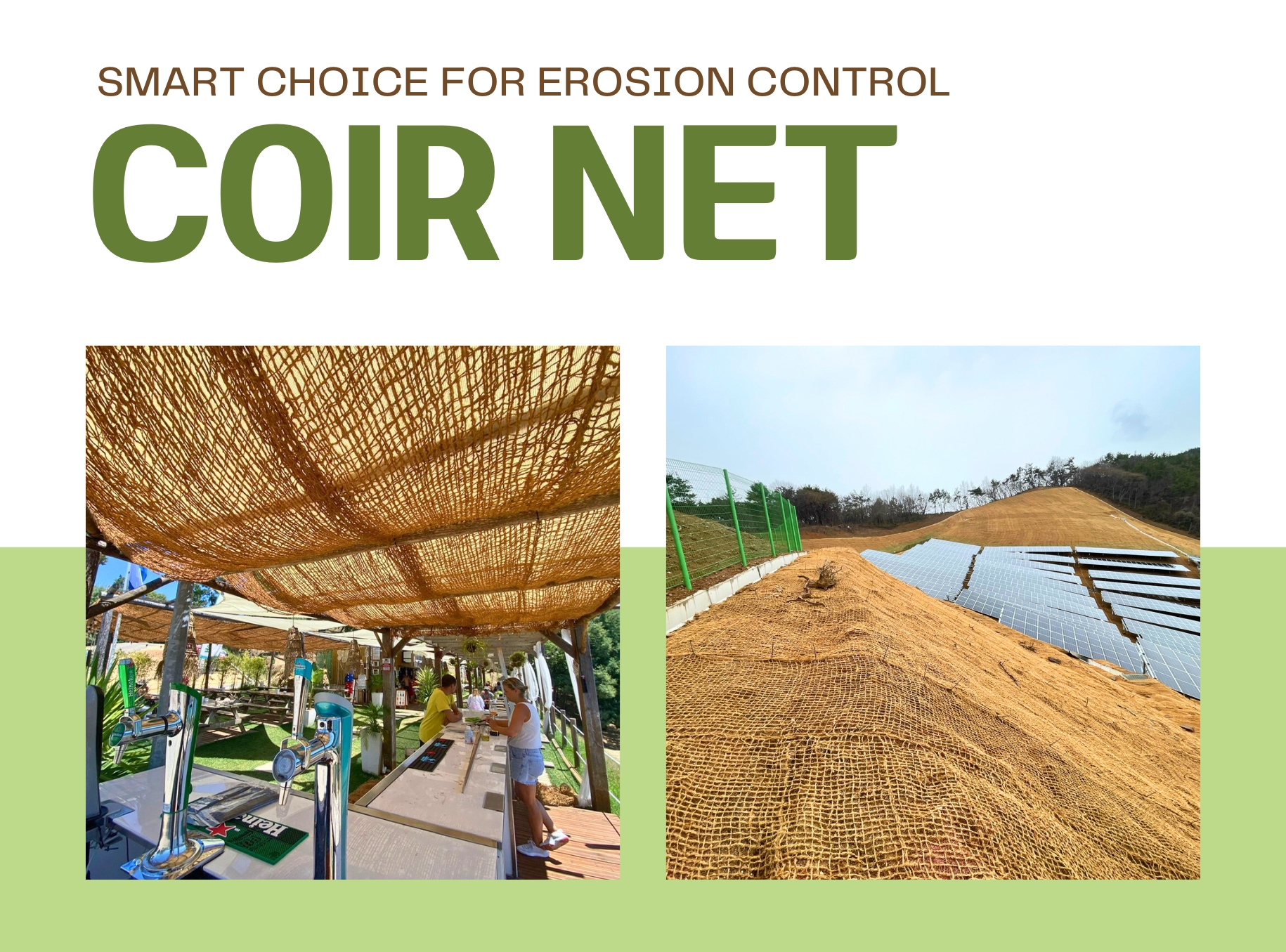 What is Coir Net? Number 1 Smart Choice for Natural Erosion Control & Landscaping