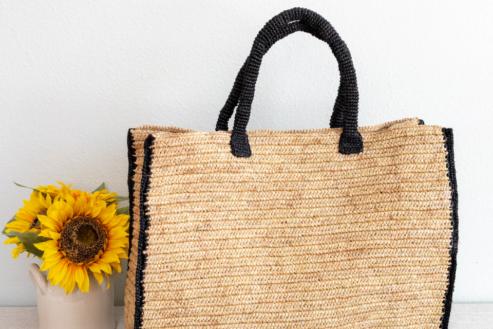 Straw bag
