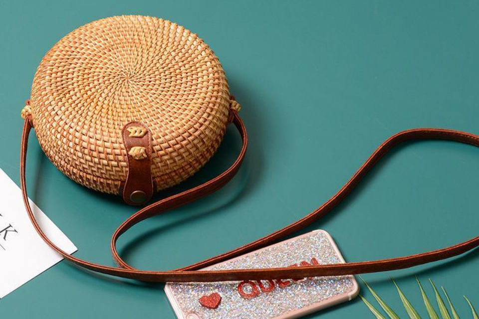 Straw bag