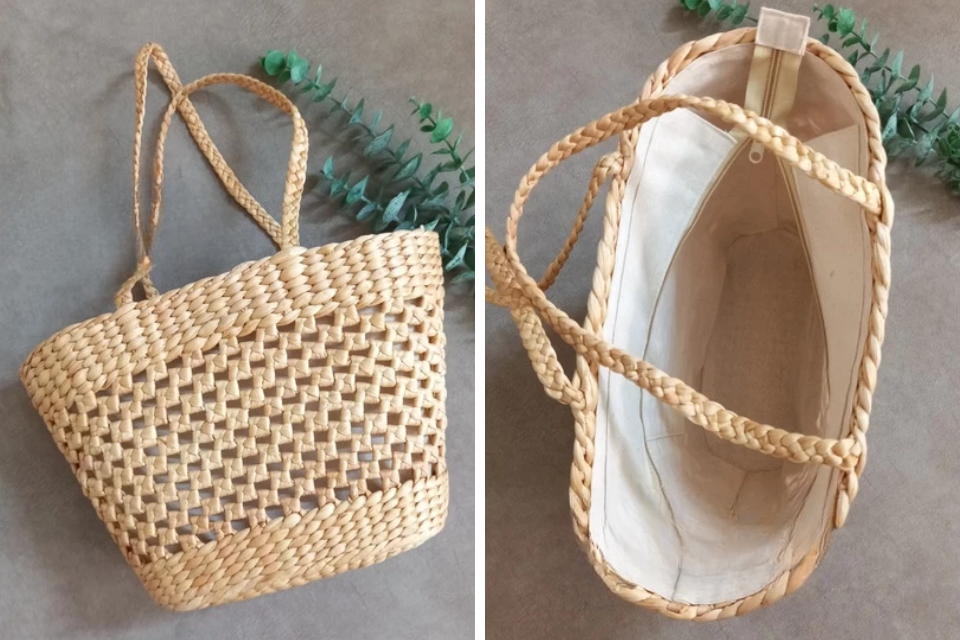 Straw bag