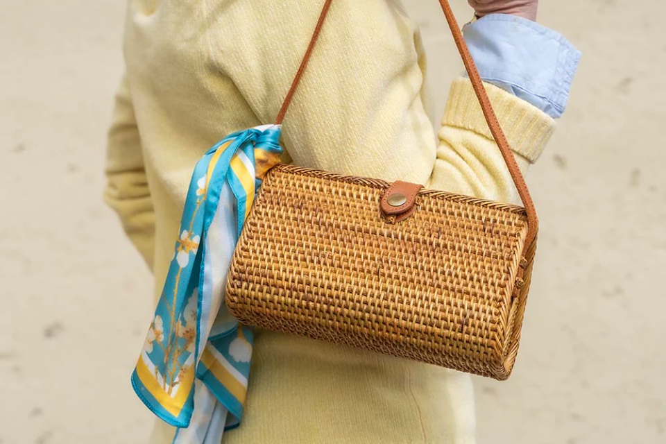 Straw bag
