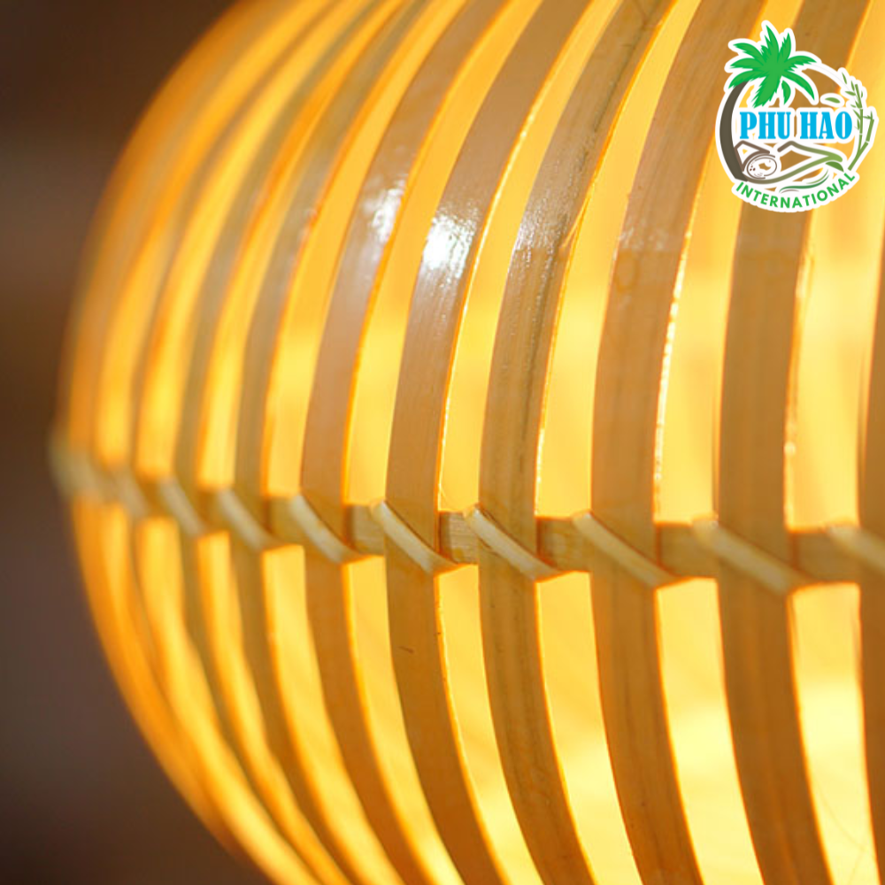 301004 Hanging Bamboo Lampshade From Viet Nam By Phu Hao