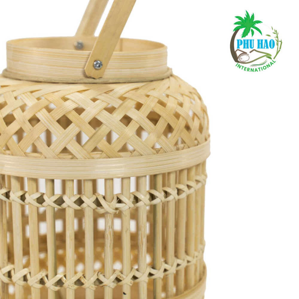 301003 Natural Bamboo Lampshade Vietnam Wholesale