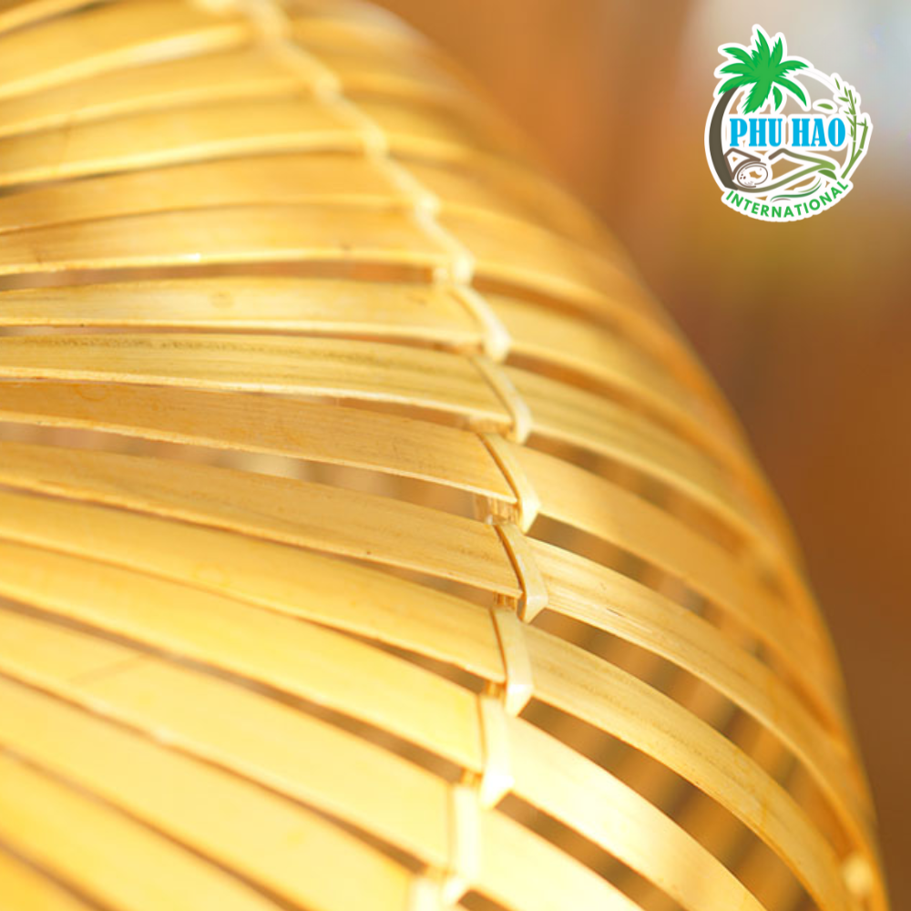 301004 Hanging Bamboo Lampshade From Viet Nam By Phu Hao