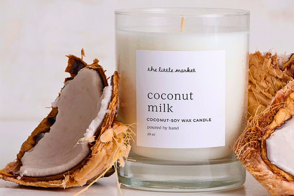 coconut soy candle
