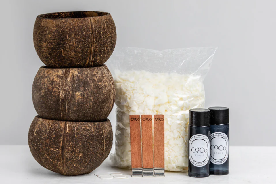 coconut soy candle
