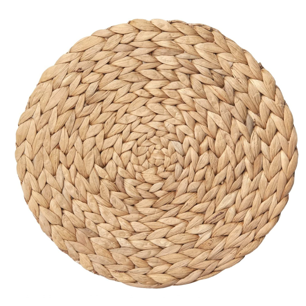 5040M1 Elegant Natural Water Hyacinth Mat For Home Decor