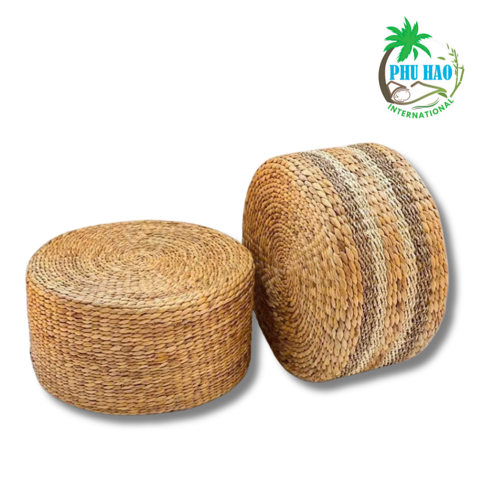 5040FC1 Indulgent Comfort With Water Hyacinth Floor Cushion #1