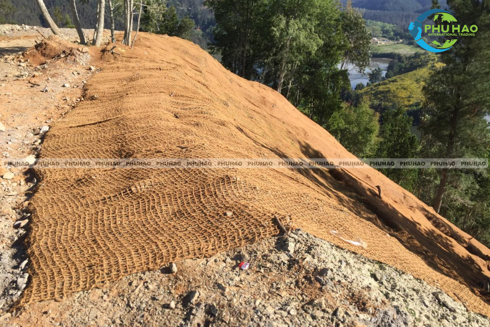 Coir Net for Erosion Control & Landscaping – Reliable Vietnam Export by PhuHaoGroup