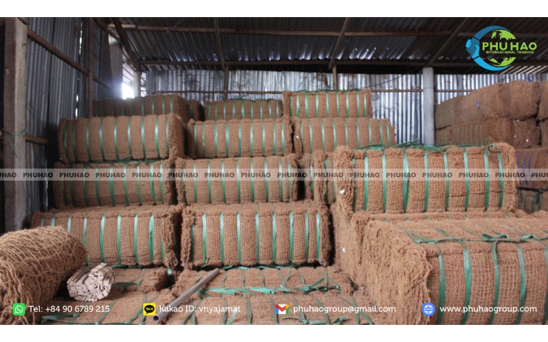 Lignin content in coir net